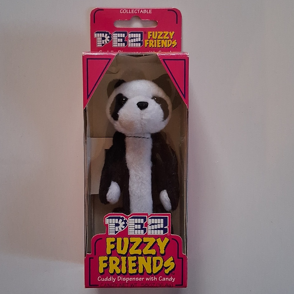 PEZ Fuzzy Friends Panda Bear Without Candy (264)